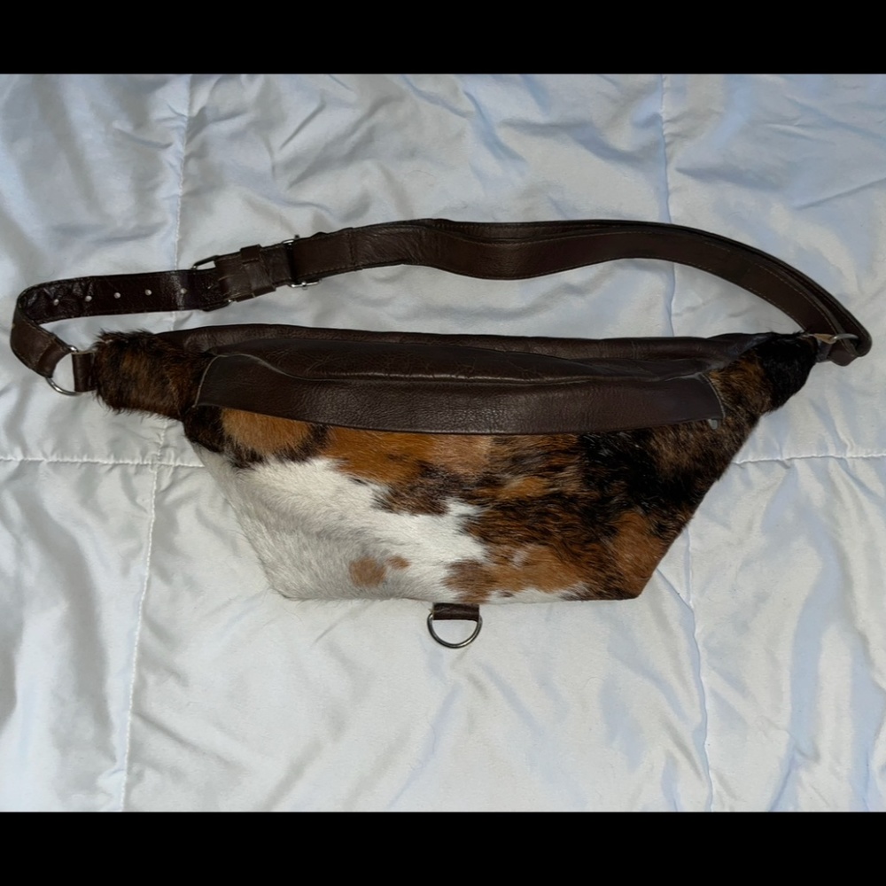 Leather Cowhide Fanny Pack